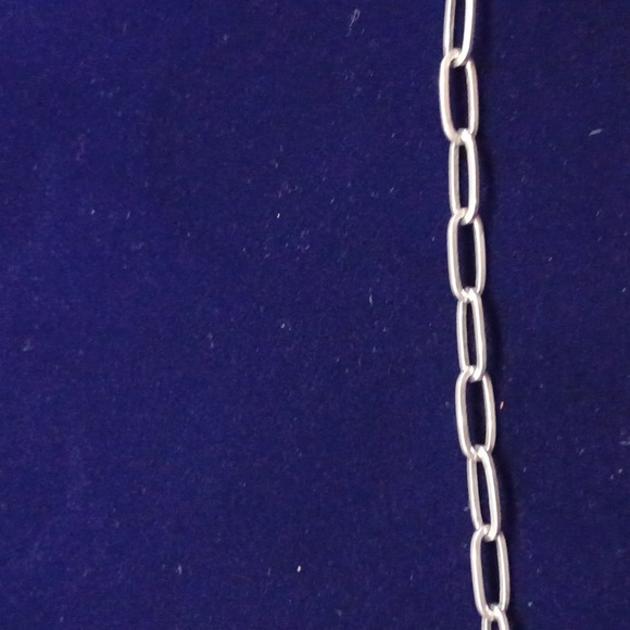 Sterling silver paper clip bracelet - Picture 3 of 4